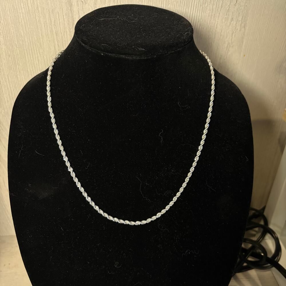 Silver Rope necklace